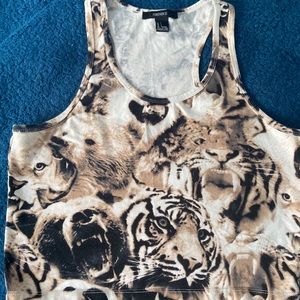 Animal crop top